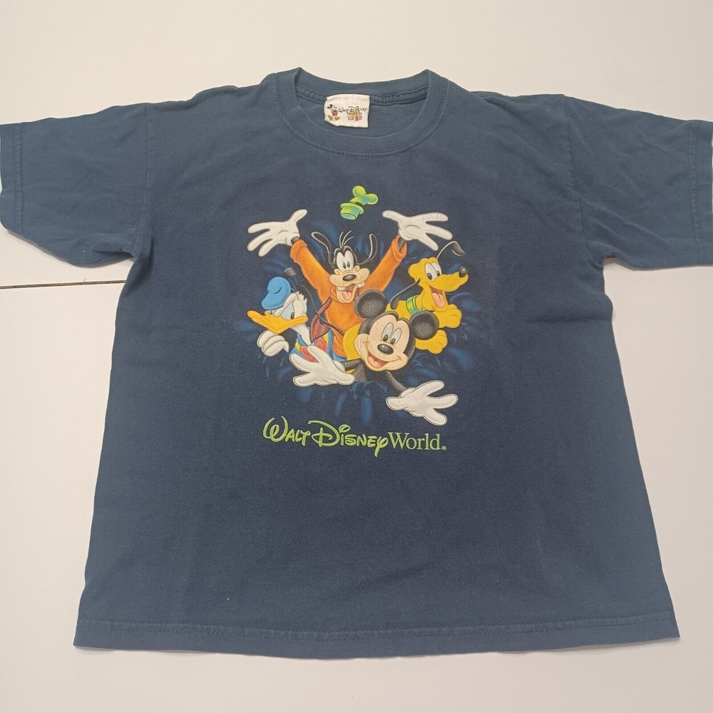 Walt Disney Boys M Graphic T-Shirt Mickey‎ Mouse Crew Neck Short Sleeve Pullover